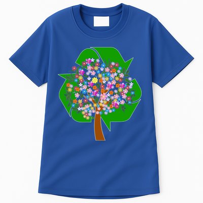 Recycle Reuse Reduce Flower Tree Tall T-Shirt