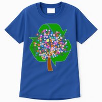 Recycle Reuse Reduce Flower Tree Tall T-Shirt
