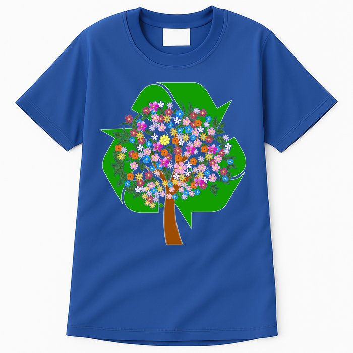 Recycle Reuse Reduce Flower Tree Tall T-Shirt