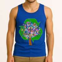 Recycle Reuse Reduce Flower Tree Tank Top