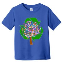 Recycle Reuse Reduce Flower Tree Toddler T-Shirt