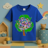 Recycle Reuse Reduce Flower Tree Toddler T-Shirt