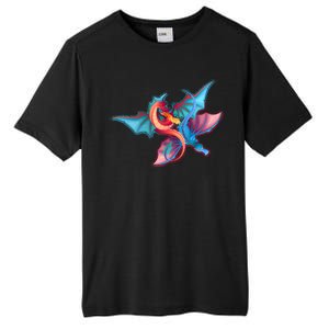 Red And Blue Flying Dragons Tall Fusion ChromaSoft Performance T-Shirt