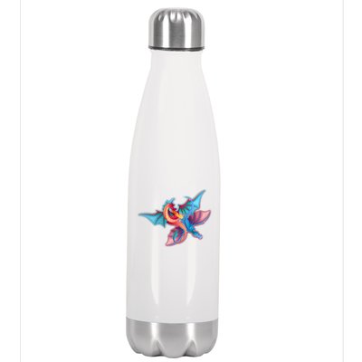 Red And Blue Flying Dragons Stainless Steel Insulated Water Bottle