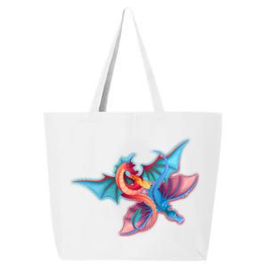 Red And Blue Flying Dragons 25L Jumbo Tote