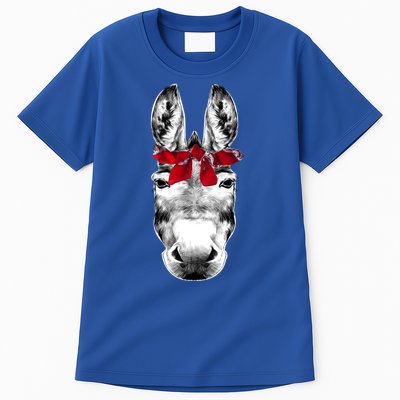 Red Bandanna Gangster Donkey Tall T-Shirt
