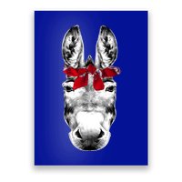 Red Bandanna Gangster Donkey Poster