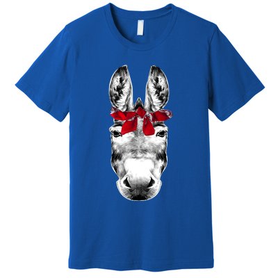 Red Bandanna Gangster Donkey Premium T-Shirt