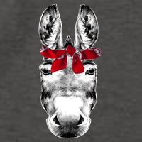 Red Bandanna Gangster Donkey Vector Backpack