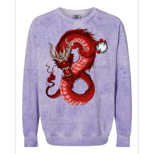 Red Dragon Colorblast Crewneck Sweatshirt