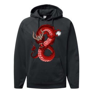 Red Dragon Performance Fleece Hoodie