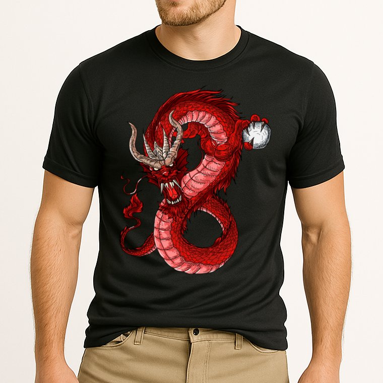 Red Dragon Cooling Performance Crew T-Shirt