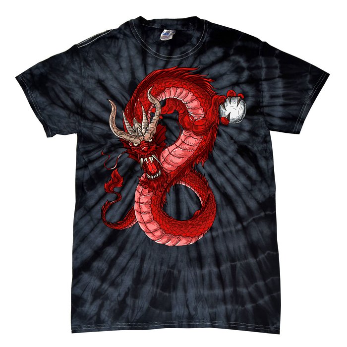 Red Dragon Tie-Dye T-Shirt