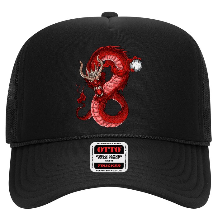 Red Dragon Trucker Hat