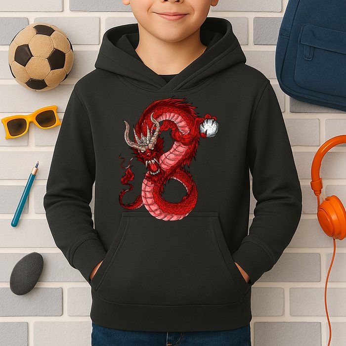 Red Dragon Kids Hoodie