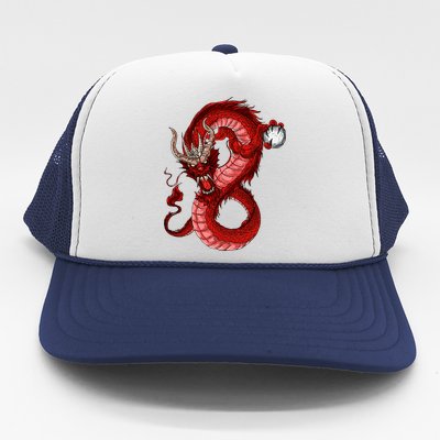 Red Dragon Trucker Hat