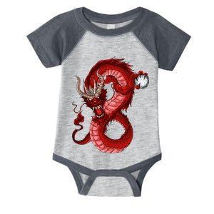 Red Dragon Infant Baby Jersey Bodysuit