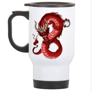 Red Dragon Stainless Steel Travel Mug