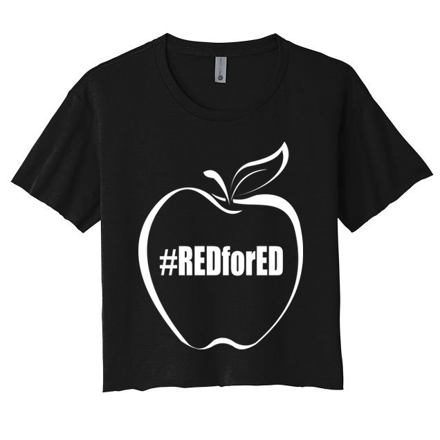 Red For Ed Crop Top