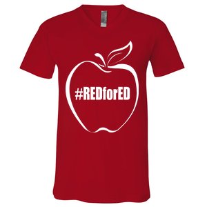 Red For Ed V-Neck T-Shirt