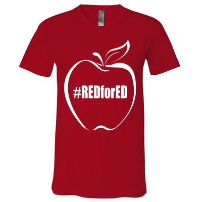 Red For Ed V-Neck T-Shirt