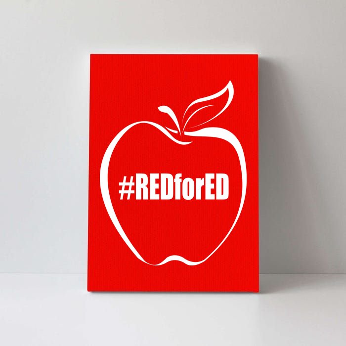 Red For Ed Canvas