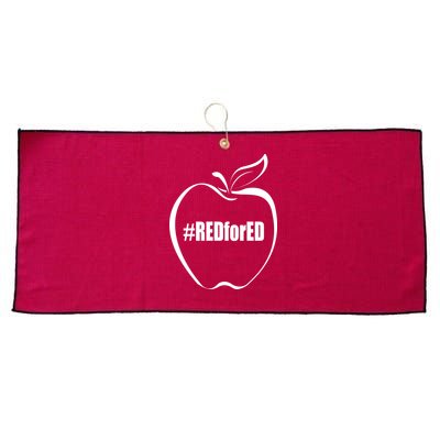 Red For Ed Large Microfiber Waffle Golf Towel