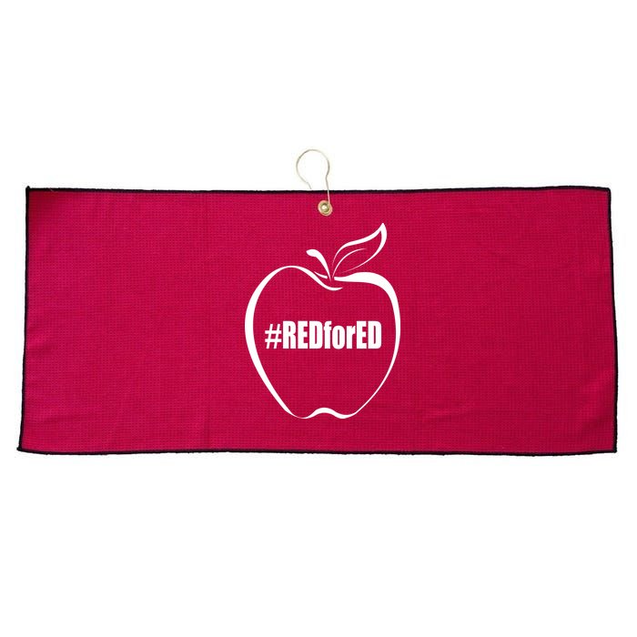 Red For Ed Large Microfiber Waffle Golf Towel