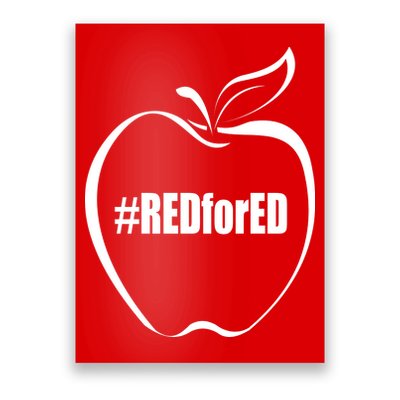 Red For Ed Poster