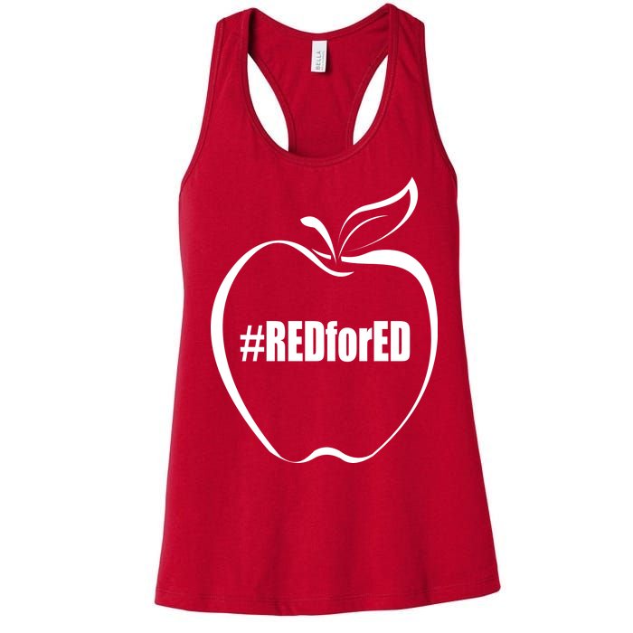 Red For Ed Women's Racerback Tank