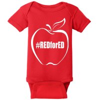 Red For Ed Baby Bodysuit