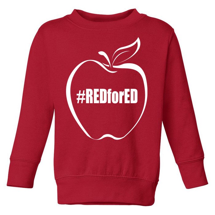 Red For Ed Toddler Sweatshirt