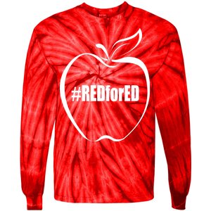 Red For Ed Tie-Dye Long Sleeve Shirt