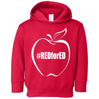 Red For Ed Toddler Hoodie