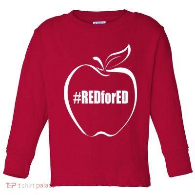 Red For Ed Toddler Long Sleeve Shirt