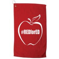 Red For Ed Platinum Collection Golf Towel