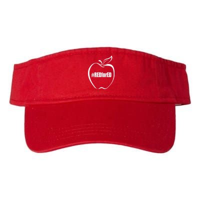 Red For Ed Valucap Bio-Washed Visor