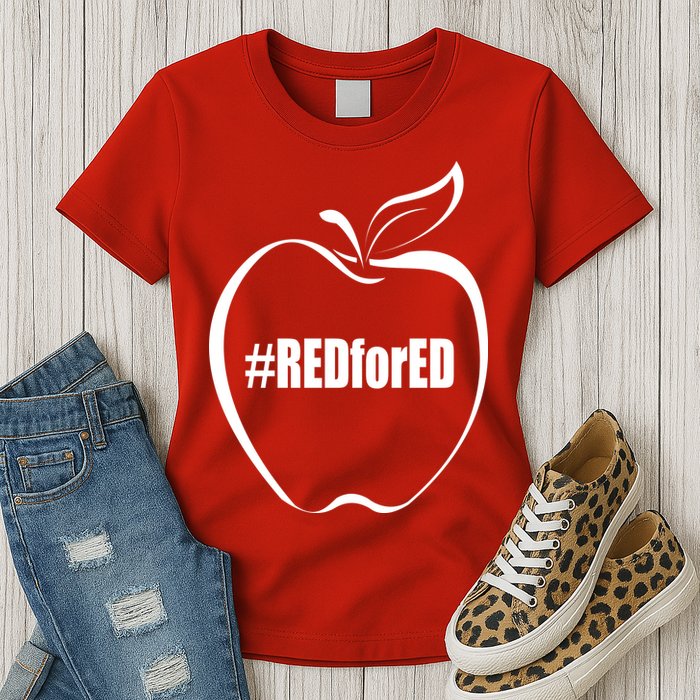 Red For Ed Womens T-Shirt