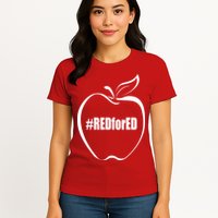 Red For Ed Womens T-Shirt