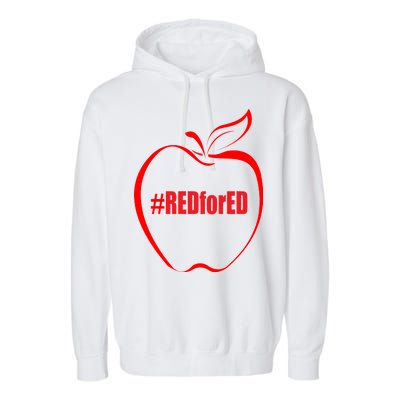 Red For Ed Garment-Dyed Fleece Hoodie