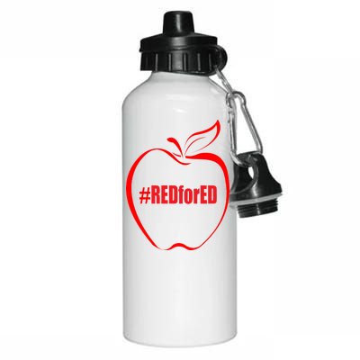 Red For Ed Aluminum Water Bottle