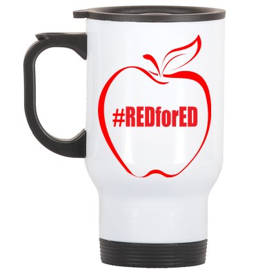 Red For Ed Stainless Steel Travel Mug