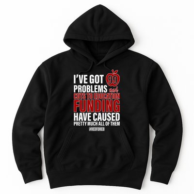 Red For Ed 99 Problems Hoodie