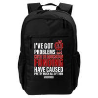 Red For Ed 99 Problems Backpack