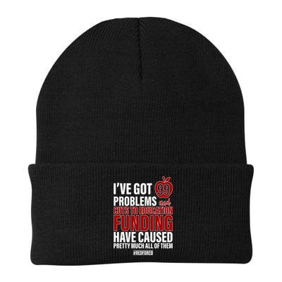 Red For Ed 99 Problems Beanie