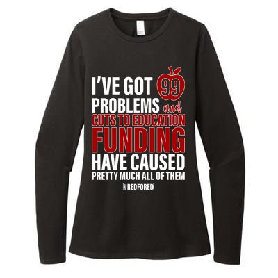 Red For Ed 99 Problems Womens CVC Long Sleeve Shirt