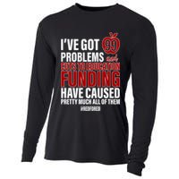 Red For Ed 99 Problems Cooling Performance Long Sleeve Crew