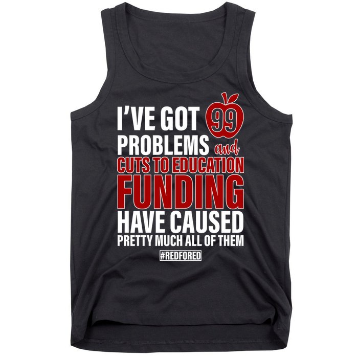 Red For Ed 99 Problems Tank Top