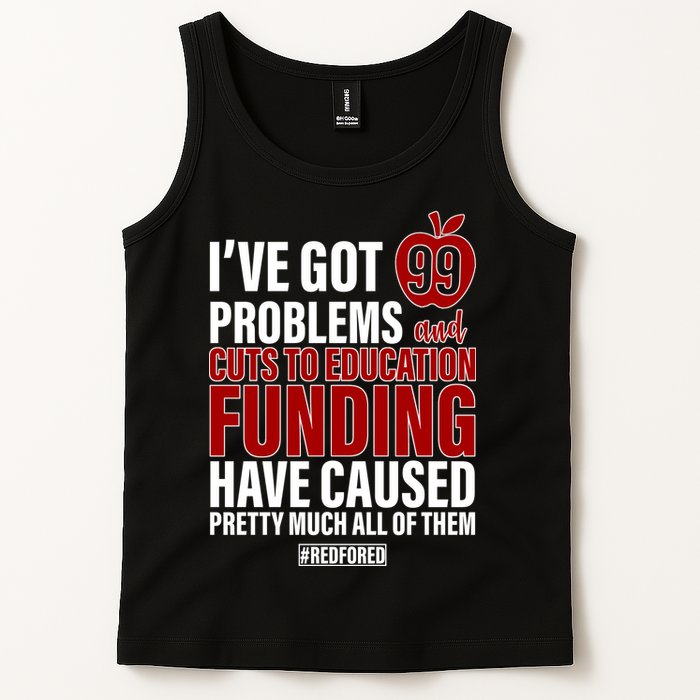 Red For Ed 99 Problems Tank Top