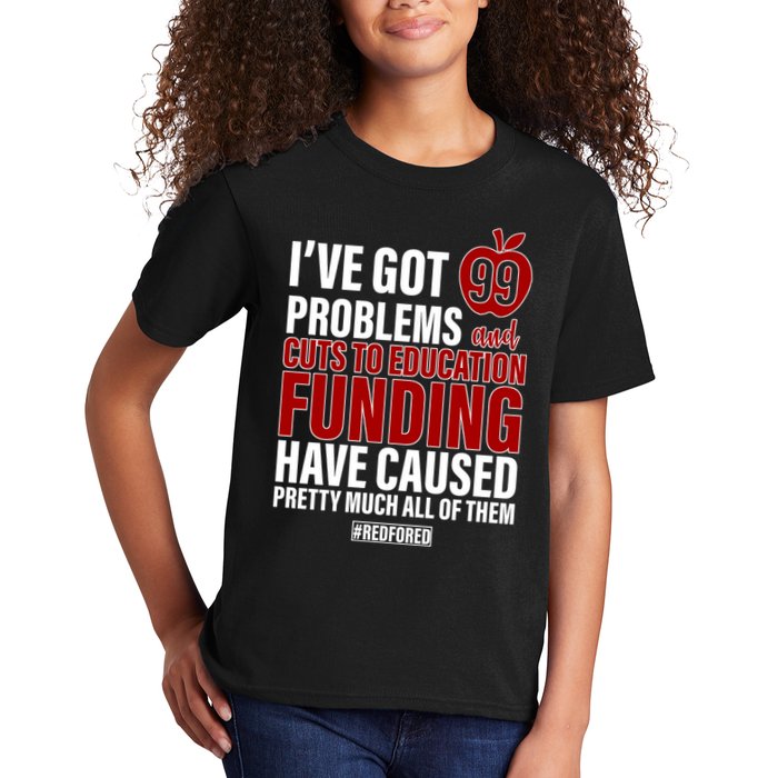 Red For Ed 99 Problems Kids T-Shirt